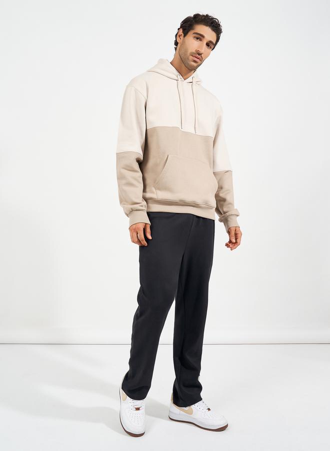 ستايلي هودي تيري بنمط كتل الالوان وقصة مريحة - Image 3