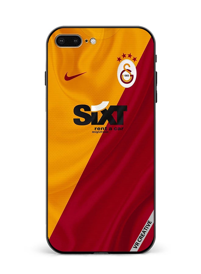 VR CREATIVE Protective Case Cover For Apple iPhone 7 Plus/8 Plus Nike Galatasaray 2022 Home Kit Design  Multicolour - Image 1