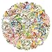 Qianshan 50Pcs Vintage StickersWaterproof Transparent PET Aesthetic Decorative Sticker Scrapbooking Supplies for Adult Card Making Letters Planner Journaling Junk Journal DIY Water Bottles Art CraftBird - Image 2