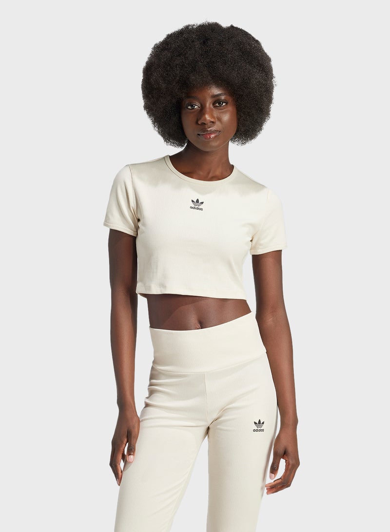 adidas Originals Essentail Ribbed T-Shirt  - Image 1