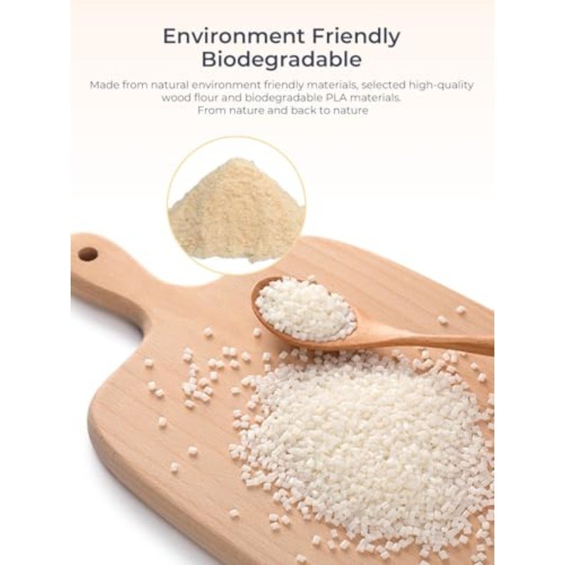 خيوط CR Wood PLA بقطر 1.75 مم ووزن 1 كجم لطابعات K2 Plus 3D + دقة أبعاد ±0.03 مم مناسب لمعظم طابعات 3D - Image 3