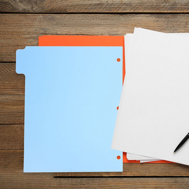 10Pcs Convenient Binder Dividers Daily Use Notebook Dividers Household Binder Tabs - Image 3