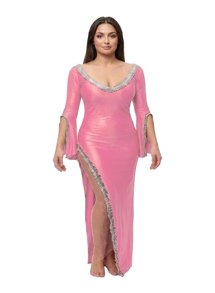 Dress 1 Pieces Model 105 , Pink - Image 2