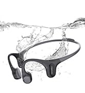 mojawa Run Plus Bone Conduction Headphones, Open-Ear Bluetooth Headphones, 32GB MP3 Player, IP68 Waterproof Swimming Earbuds, Deep Bass, Secure Fit for Running, Gym and Daily Use, Black (Black) - Image 1