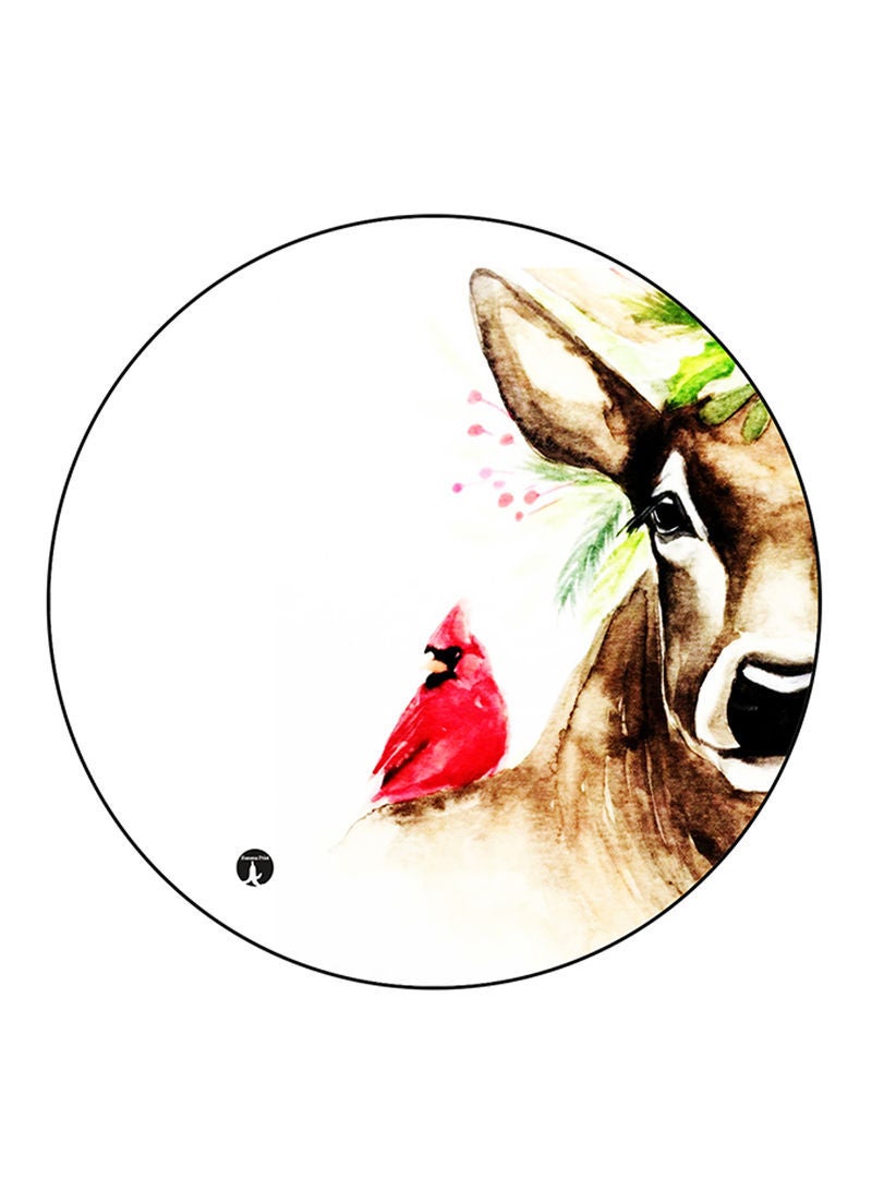 Animals Printed Mouse Pad  Multicolour