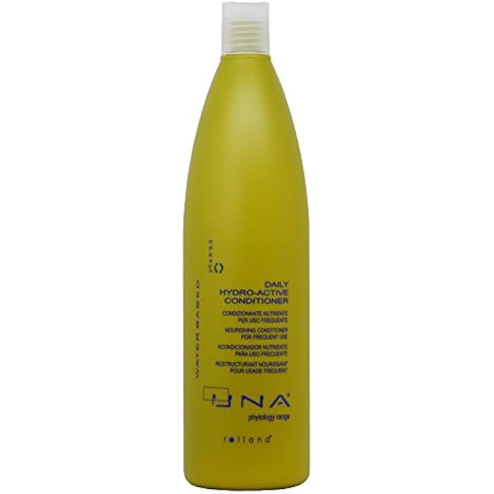 UNA Hydroactive Hair Conditioner - Daily Hydration & Shine, Easy Comb & Style, Enriched with Argan Oil, Shea Butter, Silk Protein, For All Hair Types - 1000 ml - Image 1