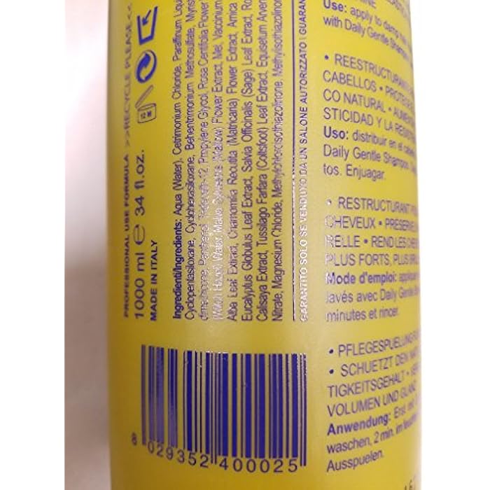 UNA Hydroactive Hair Conditioner - Daily Hydration & Shine, Easy Comb & Style, Enriched with Argan Oil, Shea Butter, Silk Protein, For All Hair Types - 1000 ml - Image 2