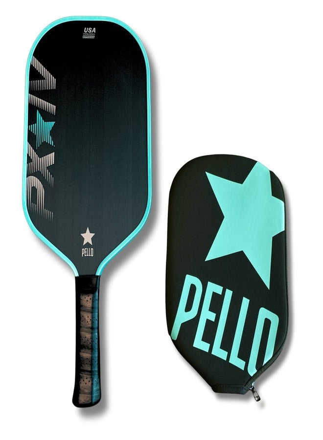 PELLO PXIV Carbon Fiber Pickleball Paddle | USAPA Approved | Toray 700 Carbon Fiber face | Polypropylene Honeycomb Core | Pickle Ball Racket for Power, Spin and Control - Image 1