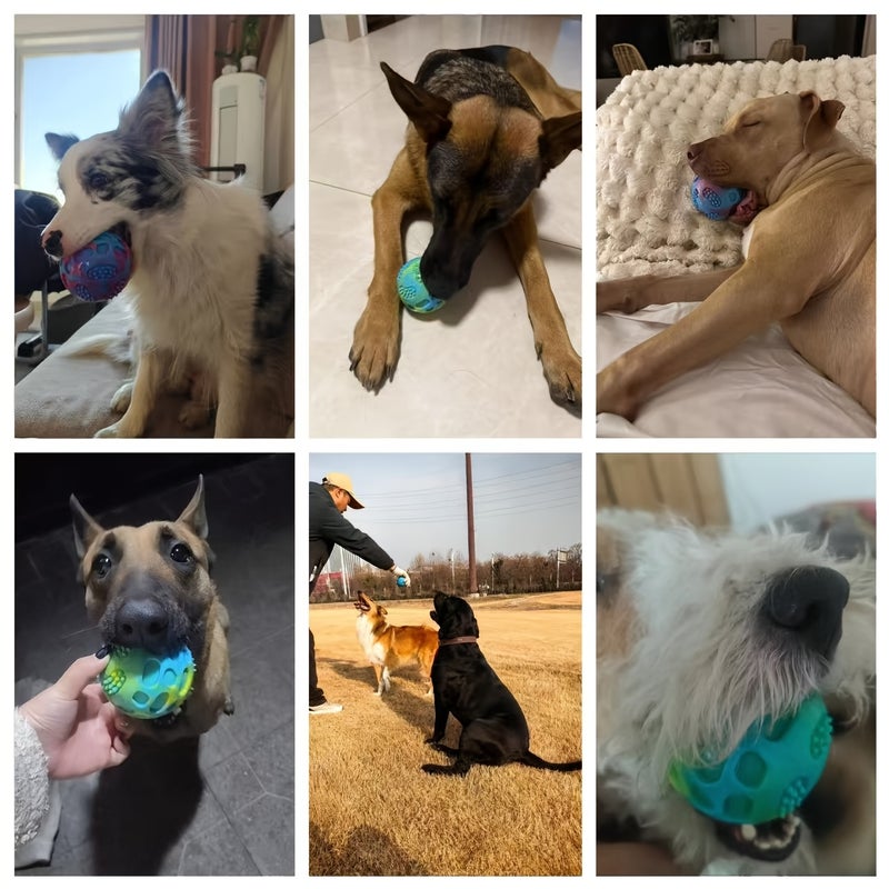 Dog Tennis Ball Toy - Durable Chew Toy for Outdoor Fetch - Image 2