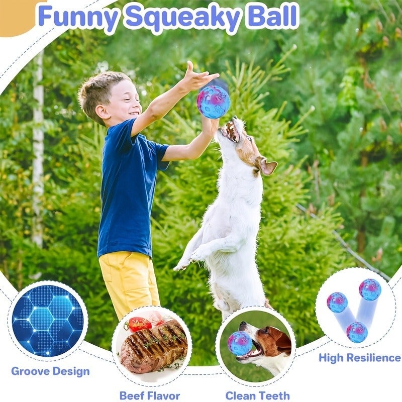 Dog Tennis Ball Toy - Durable Chew Toy for Outdoor Fetch - Image 5