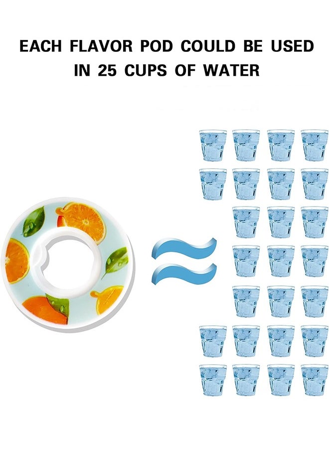 Generic - Flavor Pods for Air Water Bottle, 6pcs Compatible with 650ML Air Drinking Water Bottle Starter Set with Flavour Capsules,0% Sugar Water Cup Suitable for Outdoor Sport - Image 1