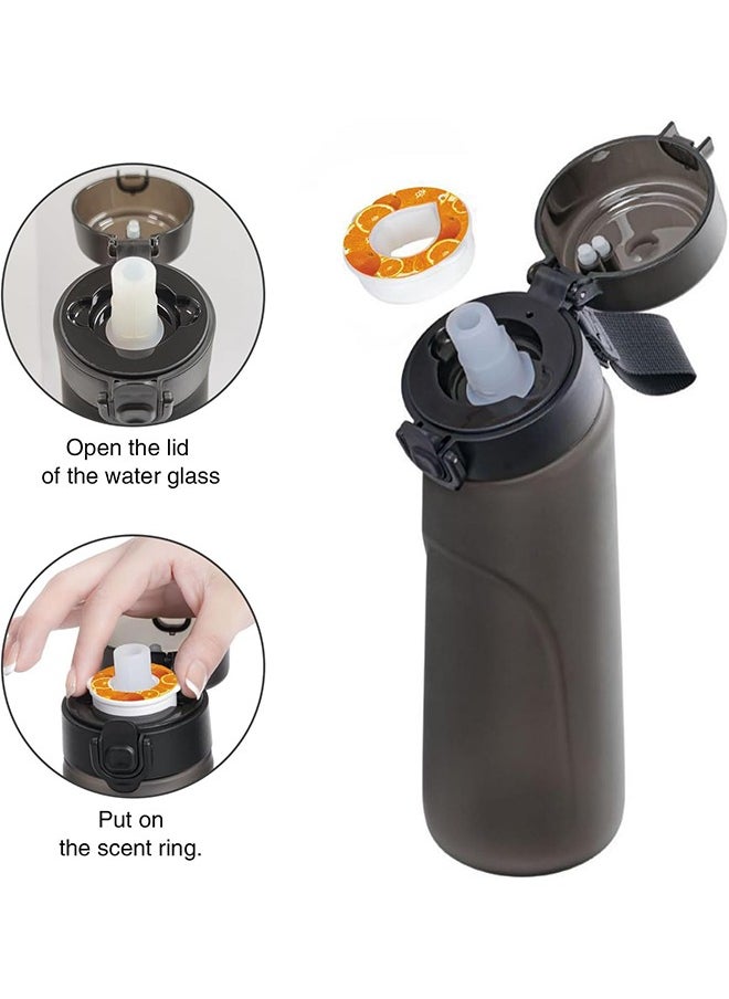 Generic - Flavor Pods for Air Water Bottle, 6pcs Compatible with 650ML Air Drinking Water Bottle Starter Set with Flavour Capsules,0% Sugar Water Cup Suitable for Outdoor Sport - Image 1