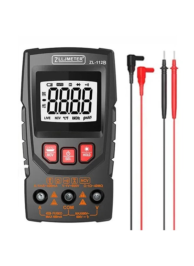 Generic Professional Digital Multimeter Color Display Handheld Multimeter NCV Tester Professional Voltage Current Capacitance Resistance Diode Measurement Meter  - Image 1