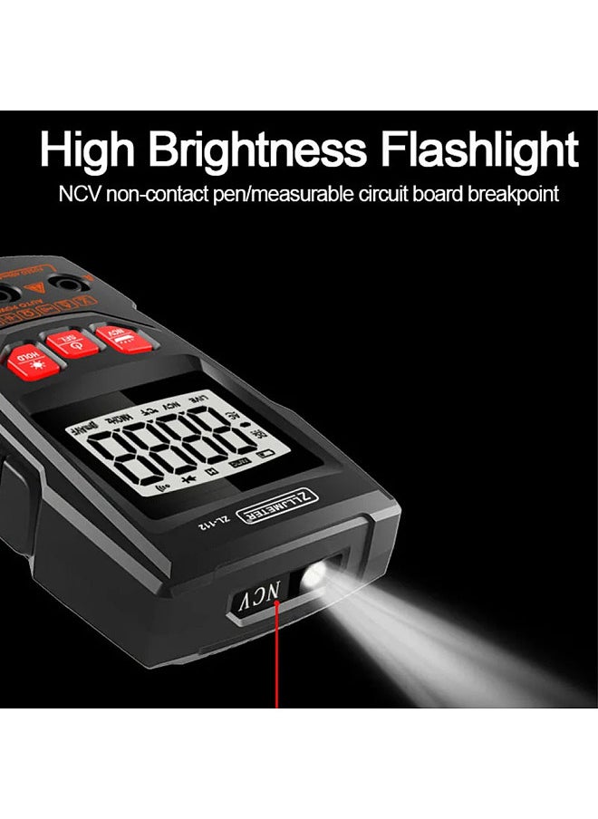 Generic Professional Digital Multimeter Color Display Handheld Multimeter NCV Tester Professional Voltage Current Capacitance Resistance Diode Measurement Meter  - Image 2
