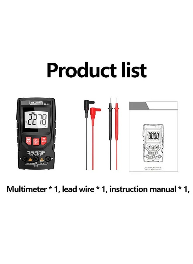 Generic Professional Digital Multimeter Color Display Handheld Multimeter NCV Tester Professional Voltage Current Capacitance Resistance Diode Measurement Meter  - Image 4