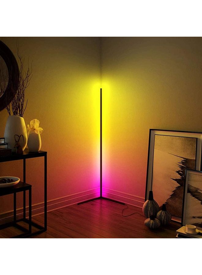 XiuWoo Remote Control RGB LED Corner Floor Lamp Multicolour