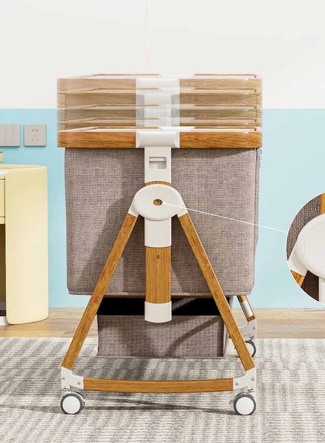 Baby bed next to the mother's bed, foldable and oscillating - Image 5