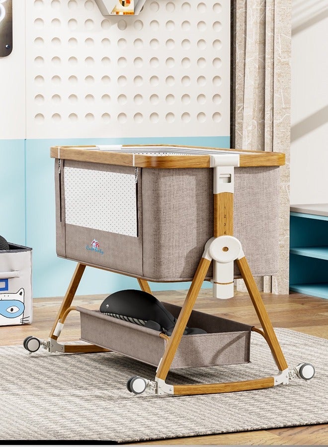 Baby bed next to the mother's bed, foldable and oscillating - Image 4