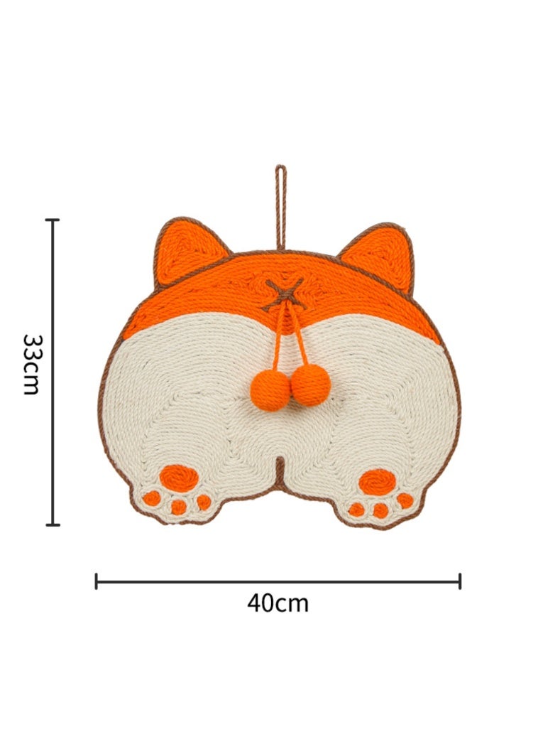 لوح خدش للقطط، حصيرة خدش من السيزال، ملصق حائط، مبراة مخالب مقاومة للتآكل والخدش، لعبة قطط موفرة للمساحة - Image 2