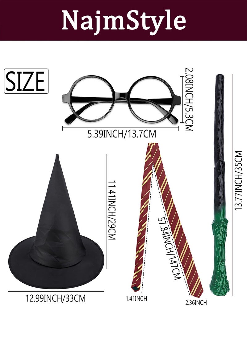 نجم ستايل طقم أزياء وإكسسوارات تنكرية للجنسين مع صولجان وربطة عنق ونظارات للأطفال - Image 4