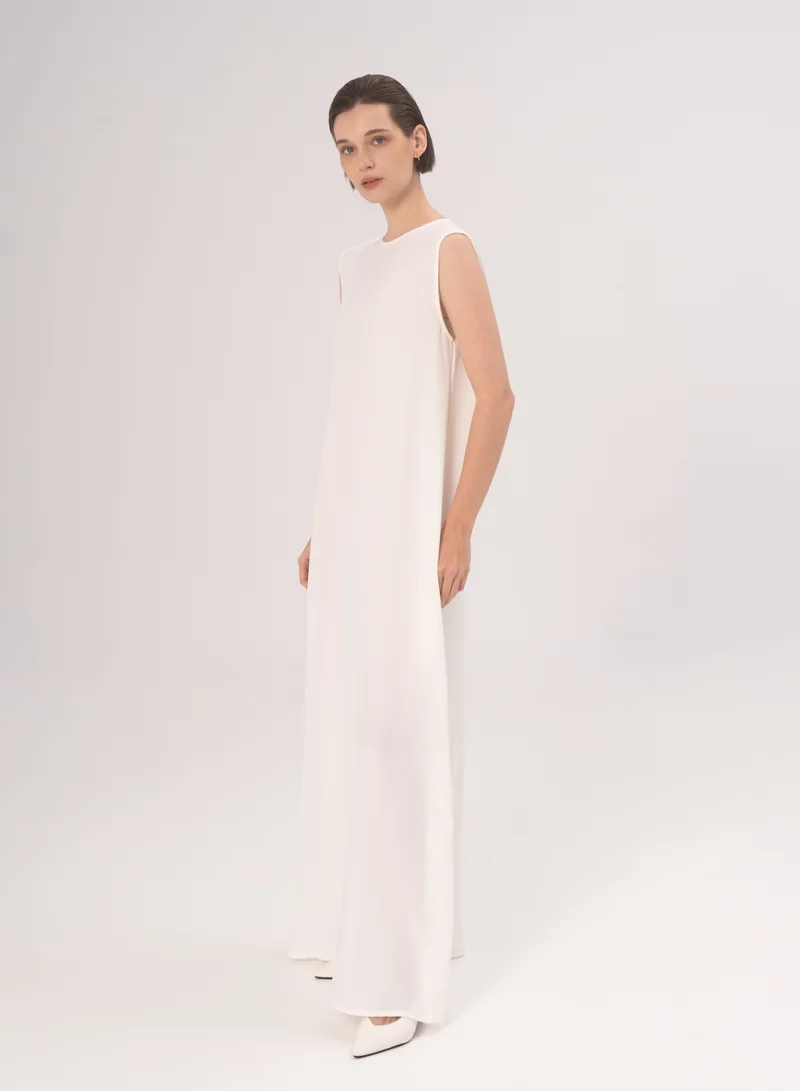 هدية المدينة  White Cala Inner Dress - HM