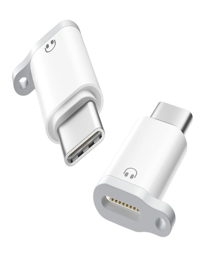 محول Denlane من Lightning إلى USB-C لسماعات الرأس، يدعم التحكم في الخط، عبوتان. محول USB-C ذكر إلى Lightning أنثى للصوت فقط، غير مخصص للشحن أو نقل البيانات، USB-C لأجهزة Apple iPhone 16-15/iPad - Image 1