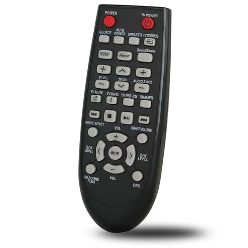 Kassionel Replacement Remote Control for Samsung HW-F450/ZA HW-F450 PS-WF450 Soundbar - Image 1