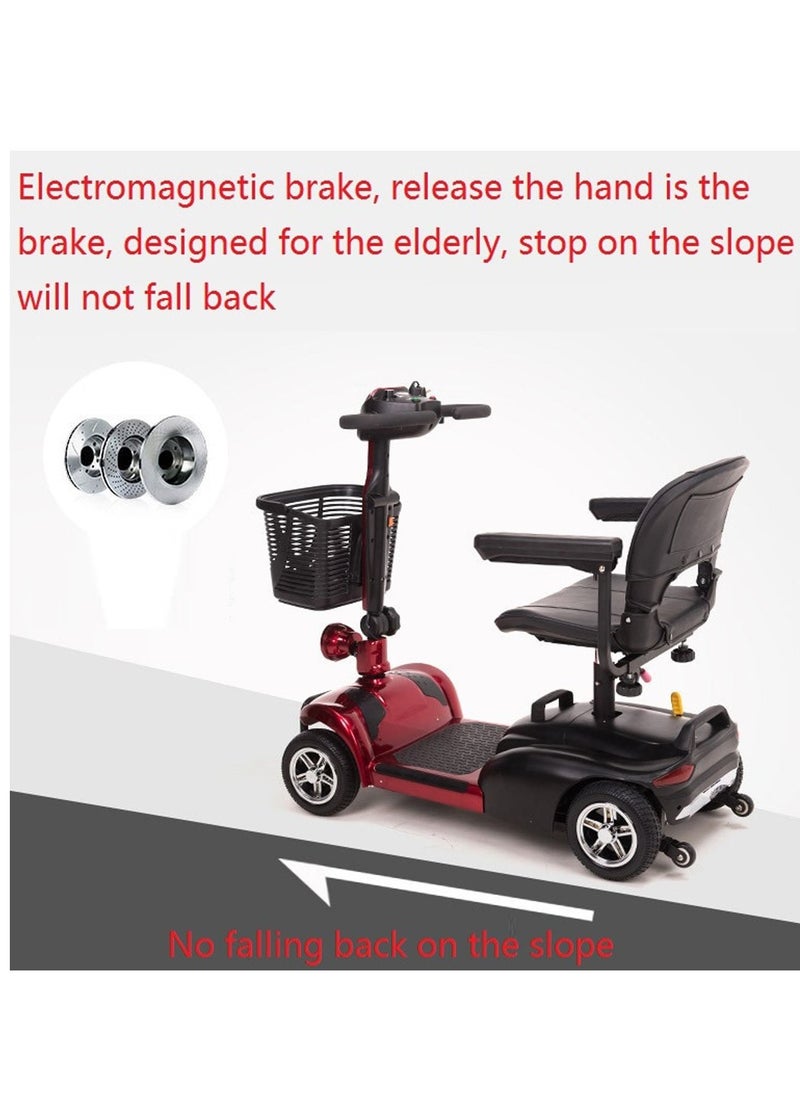 Other Manufacturer - 4 Wheel Electric Folding Mobility Scooter Portable Electric Wheelchair Scooter for Adult and Elderly - Image 1