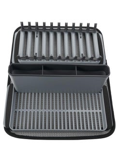 Dish Countertop Dish Rack Set with Sponge Drying Mat in PP, Polyester, for Kitchen, in Gray EMPV-GIFT09  - Image 2