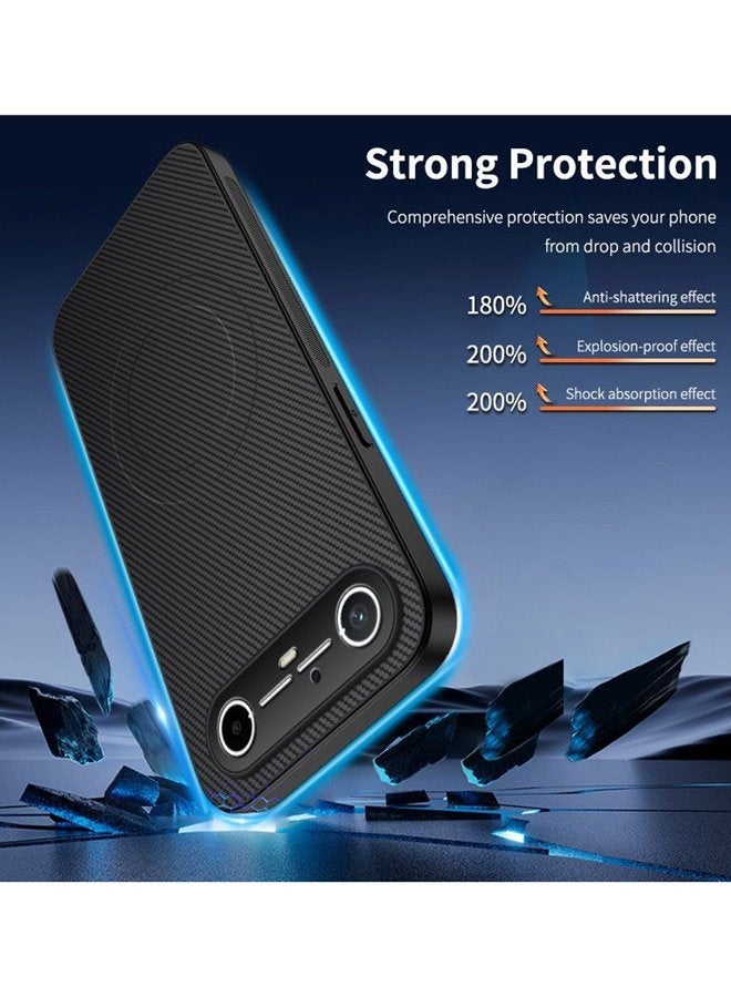 Magnetic Case for Tecno Pova Slim 5G , Premium Twill Texture Case, Raised Camera Lens Protection，Military Grade，Fashion ShockproofTecno Pova Slim 5G Cover ，Comfortable Touch - Image 3