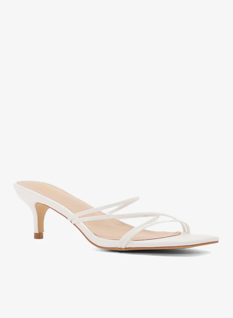 جينجر صندل بكعب وحزام خلفي