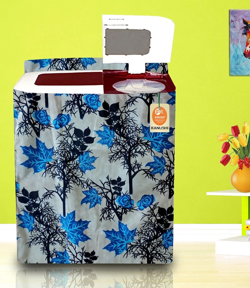 KANUSHI KANUSHI Industries Designer Laundry Bag1 Pc Waterproof Dustproof Top Load Semi Automatic Washing Machine Cover Suitable For 6 Kg 65 kg 7 kg 75 kgLBWASHINGSEMIBROWNTREE - Image 2