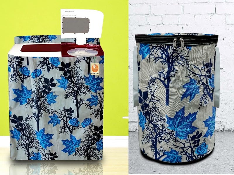 KANUSHI KANUSHI Industries Designer Laundry Bag1 Pc Waterproof Dustproof Top Load Semi Automatic Washing Machine Cover Suitable For 6 Kg 65 kg 7 kg 75 kgLBWASHINGSEMIBROWNTREE - Image 1
