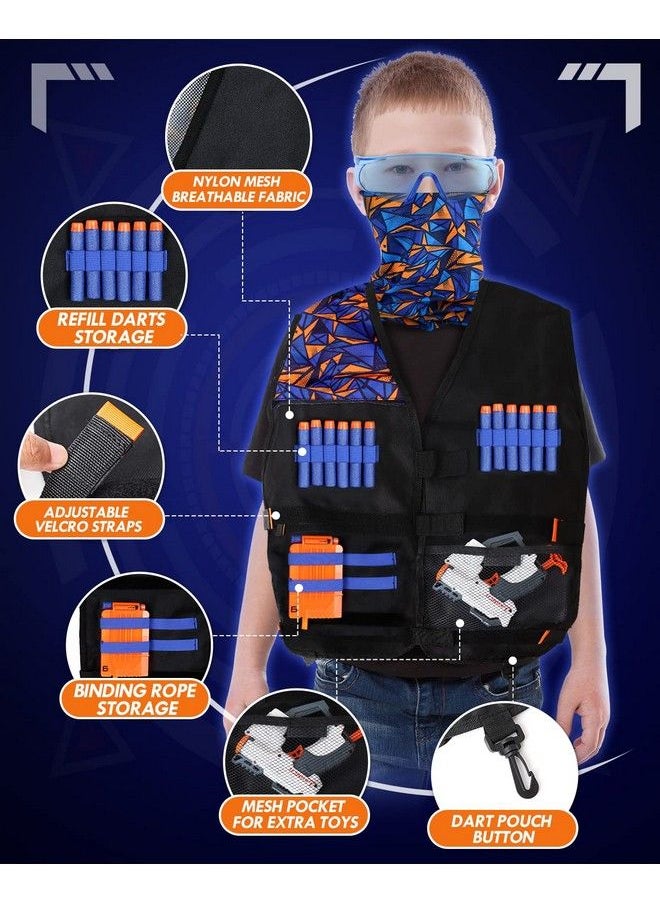 Lehoo Castle - Electronic Shooting Targets Digital Target For Nerf Guns With Autoreset Scoring Shooting Games Includes Kids Tactical Vest 60 Bullets Glasses Gift Toy For Kids Boys Girls - Image 1