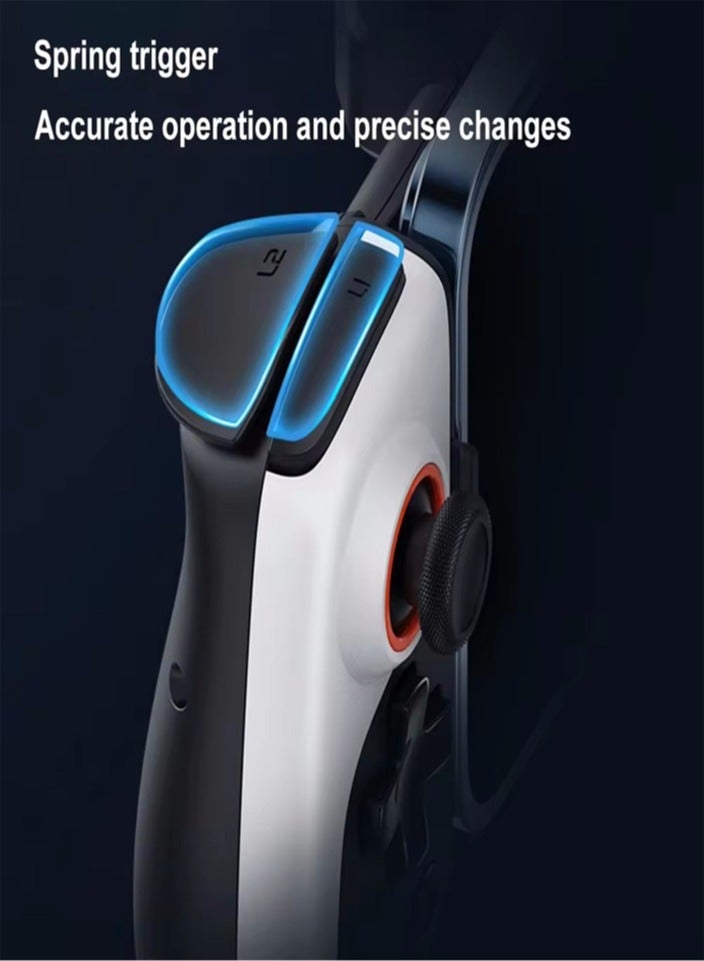 2 in 1 Mobile Phone Controller Type C Cooling Wireless Mobile Gaming Controller Dual Joystick 300mAh for Android and iPhone  - Image 5