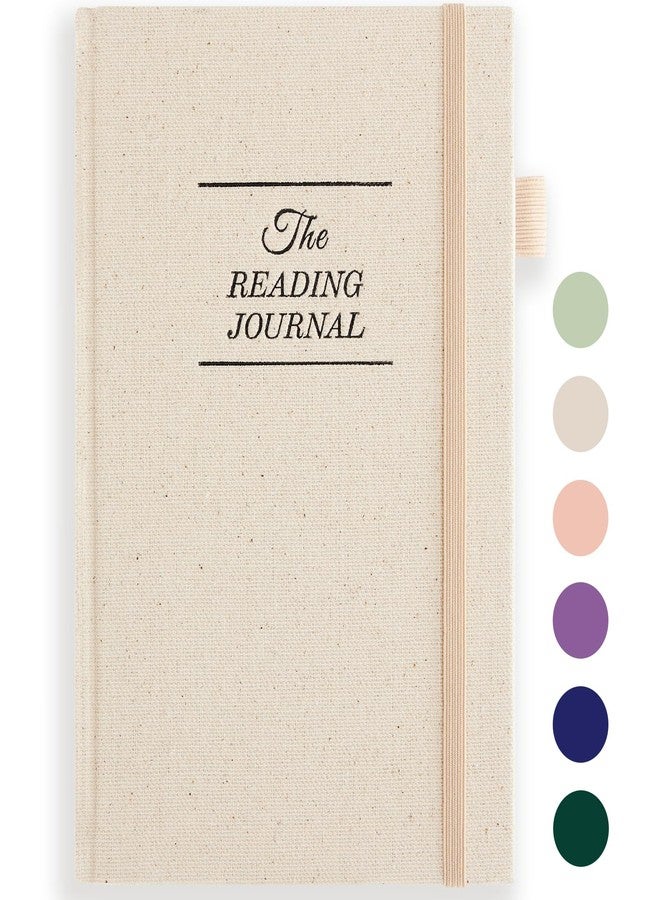 JUBTIC Reading Journal - Book Journal Reading Log for Review and Track Your Reading Progress - Gift Book Accessories for Book Lovers and Voracious Readers - 75 Books，A5 Size (Beige) - Image 1