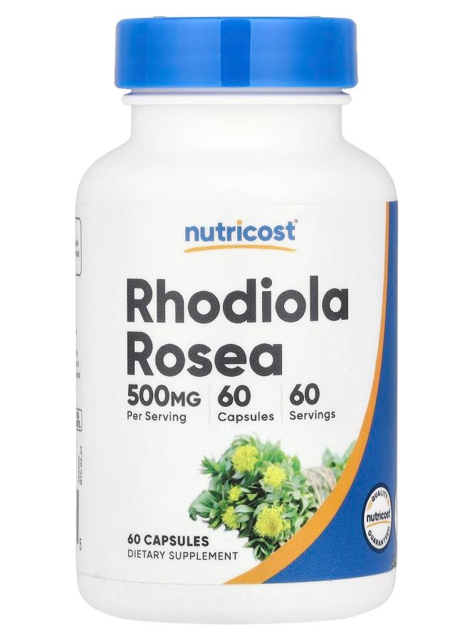 Rhodiola Rosea 500 mg 60 Capsules