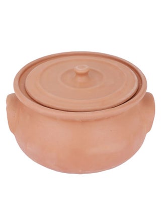 Medium deep clay pot with lid - pzsku/ZD1A4F6A2662E92D584E6Z/45/_/1722251722/4d89e4e4-62de-4a68-93a8-dbb6598e34ed