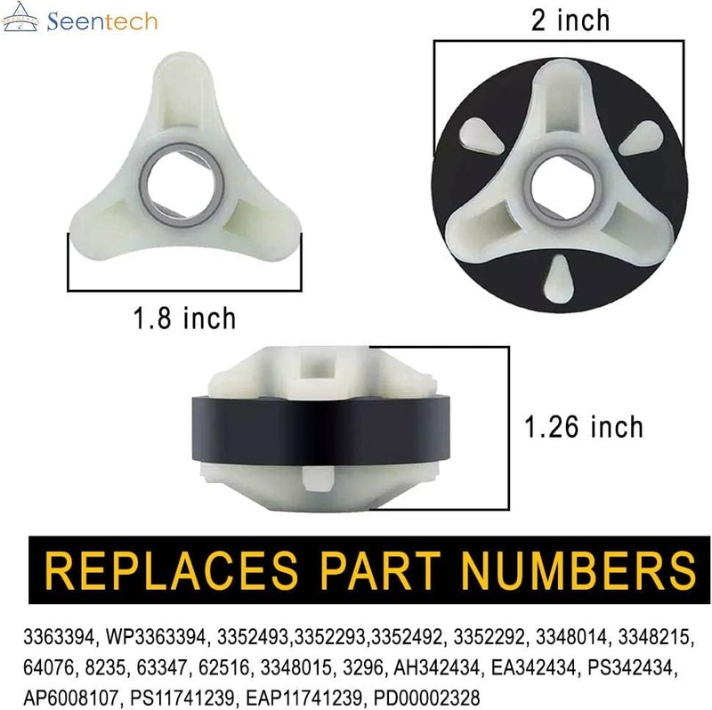 Seentech Heavy Duty 285753A METAL Core Motor Coupling Kit for Whirlpool & Kenmore Washers - Replaces Part Numbers: AP3963893 PS1485646 1195967 285753AVP 21003 280152 285140 285743 - Image 4