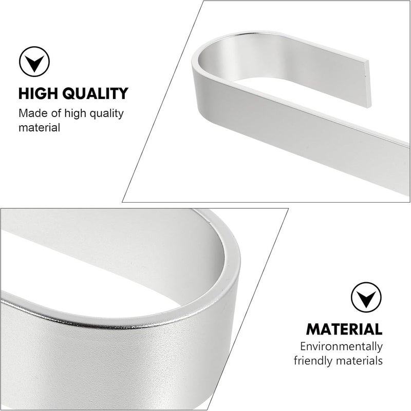 SHOWERORO Space Aluminium Towel Holder Rack 45cm Wall-Mounted Bathroom Clothes Towel Hanging Shelf for Bathroom and Kitchen - Image 3