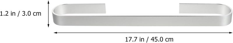SHOWERORO Space Aluminium Towel Holder Rack 45cm Wall-Mounted Bathroom Clothes Towel Hanging Shelf for Bathroom and Kitchen - Image 2