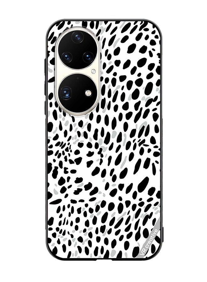 VR CREATIVE Protective Case Cover For Huawei P50 Pro Black Gray On A White Design Multicolour - Image 1