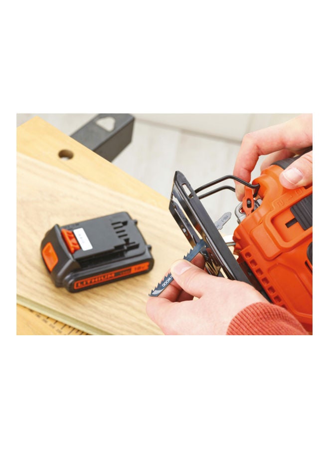 BLACK+DECKER - BDCJS18N Jigsaw 18V Bare Unit Orange/Black - Image 4