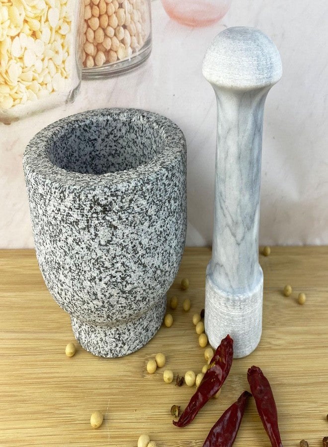 Daszui 6.3 in Granite Replacement Pestle (Only Pestle [Mortar is not Included]) White Polishing Pestle - Image 5