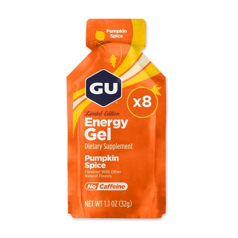 GU Energy Original Sports Nutrition Energy Gel Vegan and DairyFree OntheGo Energy for Any Workout Pumpkin Spice 8Count - Image 3