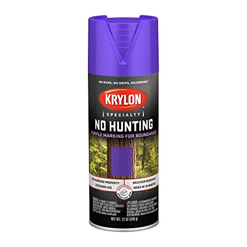 Krylon K02510777 No Hunting Spray Paint Purple - Image 2
