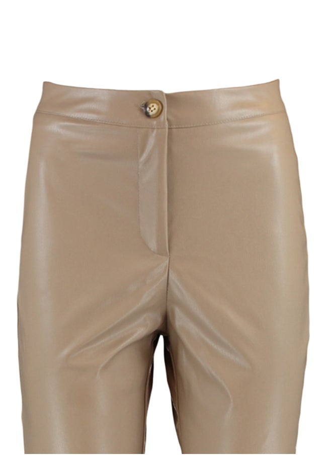 trendyol - Pants - Brown - Straight - Image 1