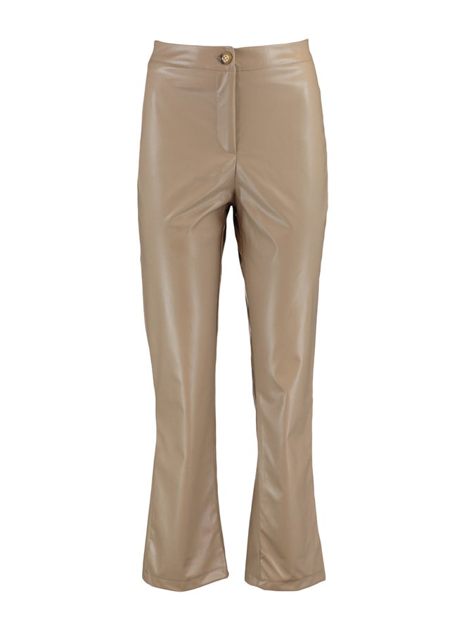 trendyol - Pants - Brown - Straight - Image 1