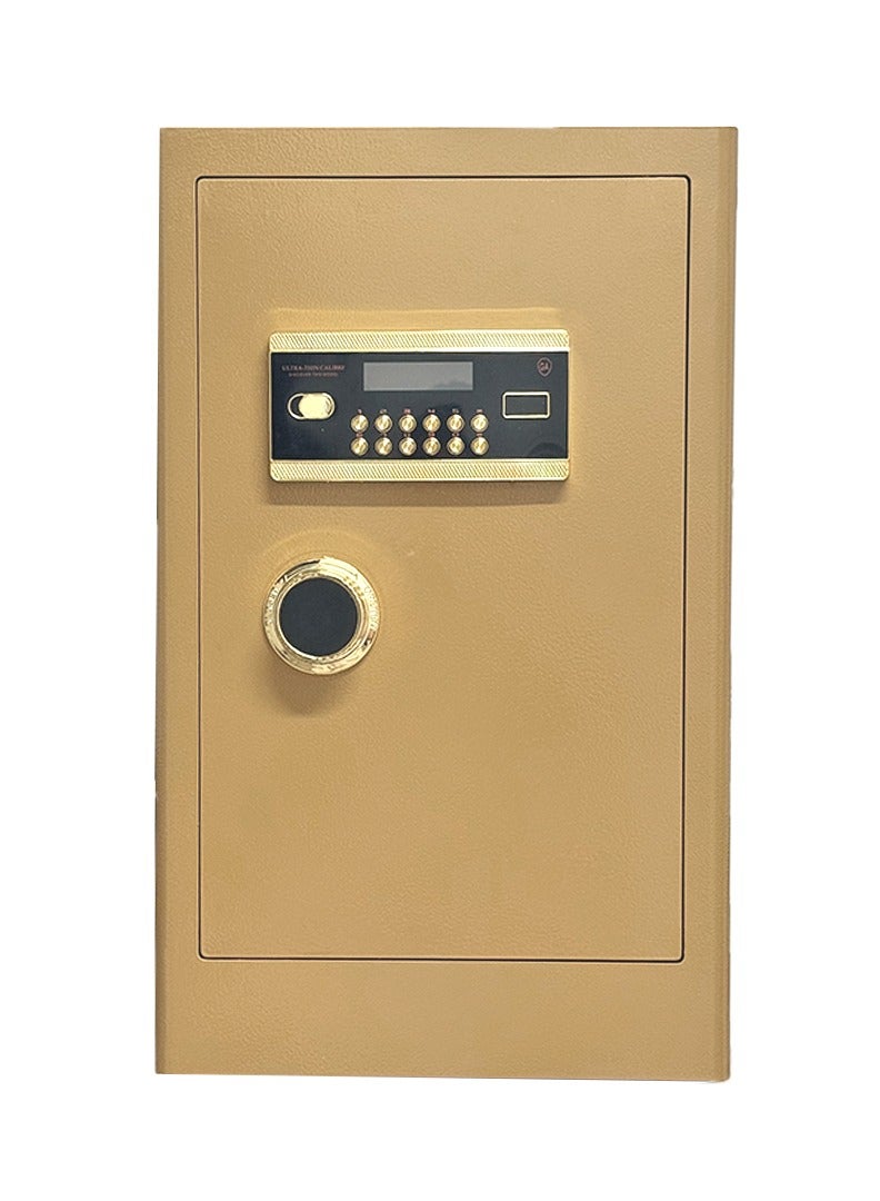 خزنة أمنية رقمية فاخرة مقاومة للحرائق ، مزودة بلوحة أرقام الكترونية وقفل ومفتاح مادي 70*42*38 سم - Image 3