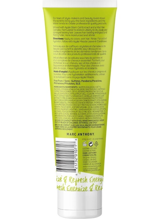 مارك أنتوني بلسم أبل ميراكل ريستيم | غني بخلايا التفاح الجذعية والبيوتين | لتقوية وحماية شعرك | المرطبات ونعومة جودة شعرك | 250 مل - Image 2